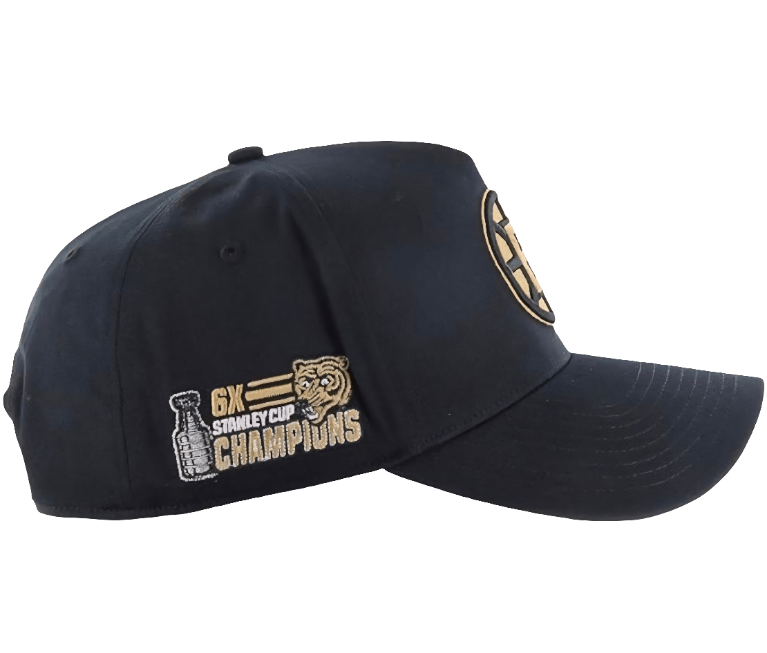 Gorra 47 Brand Sure Shot MVP Deluxe – Boston Bruins Negra y dorada - intershopgc - Tienda de gorras online - Maspalomas