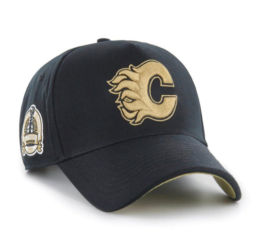 Gorra 47 Brand Sure Shot MVP Deluxe – Calgary Flames Negra y dorado - intershopgc - Tienda de gorras online - Maspalomas