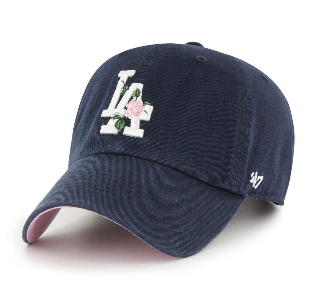 Gorra '47 Clean Up LA Dodgers Floral Azul Marino - intershopgc