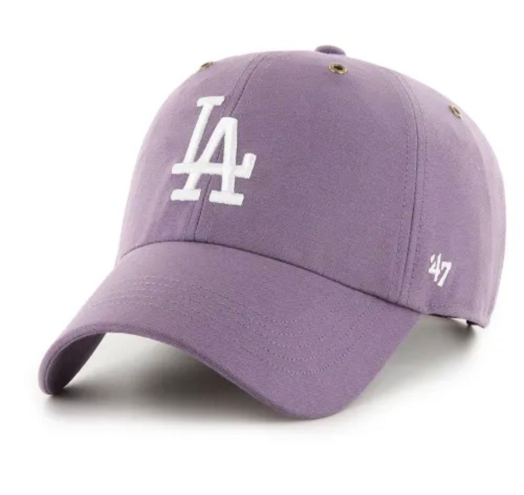 Gorra ’47 Clean Up Los Angeles Dodgers violeta con flores - intershopgc - Tienda de gorras online - Maspalomas