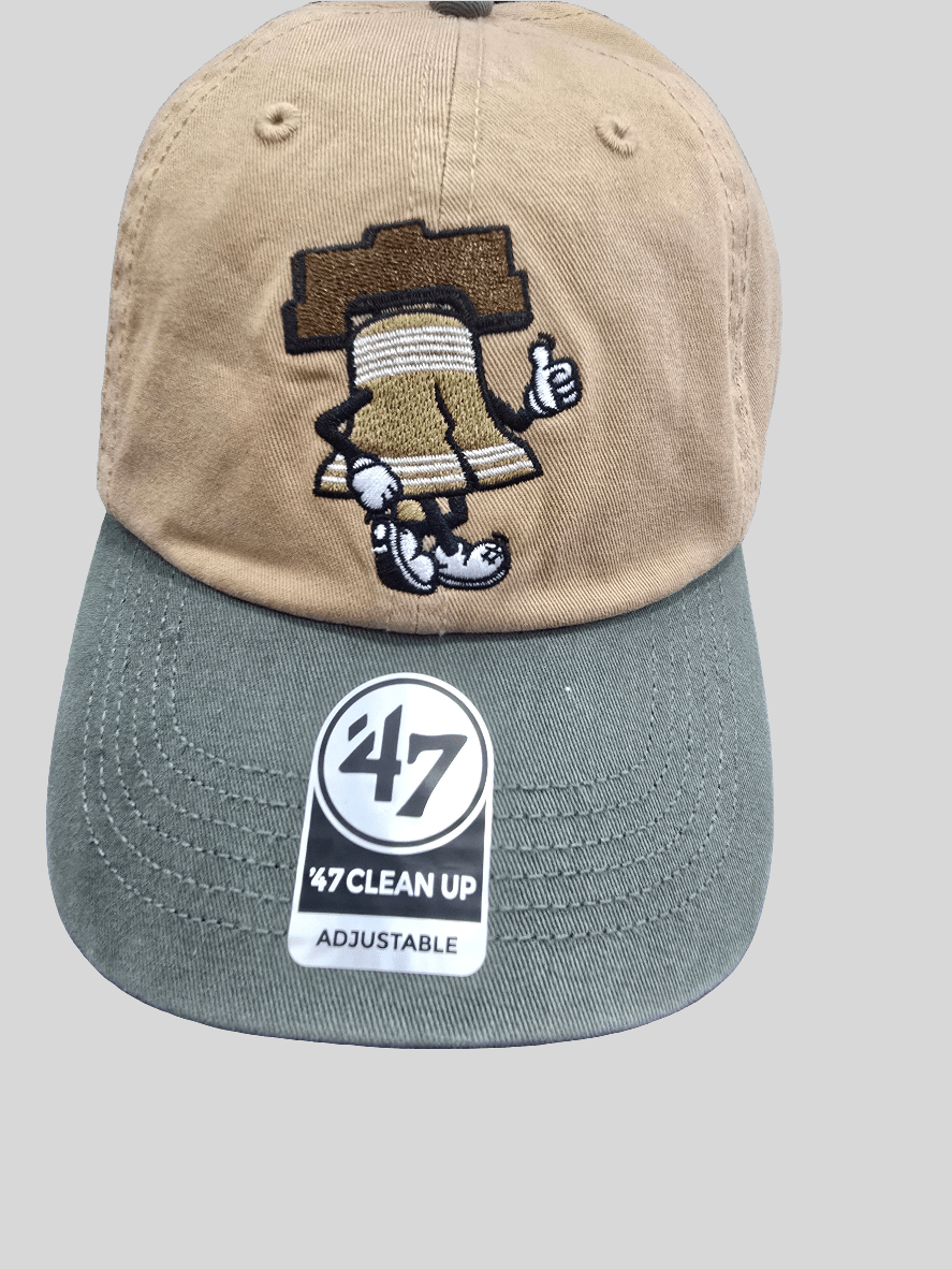 Gorra ’47 Clean Up Phillies khaki y verde - icon campana - intershopgc - Tienda de gorras online - Maspalomas