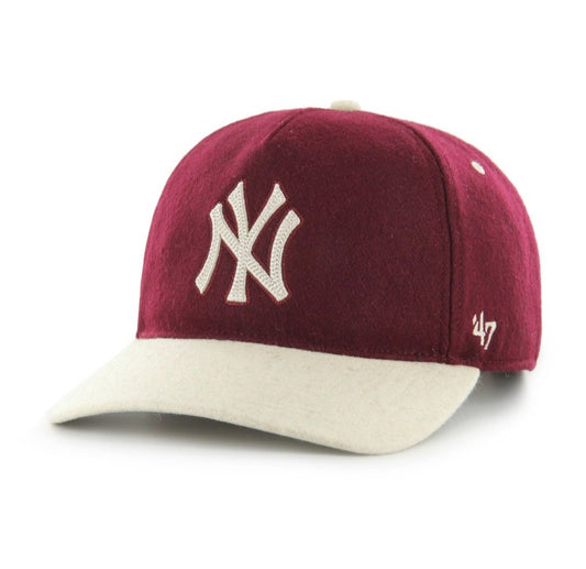 Gorra '47 Hitch NY Yankees Burdeos - Gorras originales top