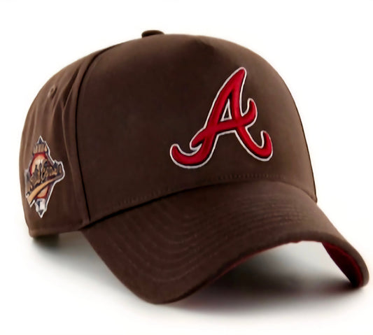 Gorra ’47 MVP Atlanta Braves Marrón - World Series 95 Cooperstown - intershopgc - Tienda de gorras online - Maspalomas