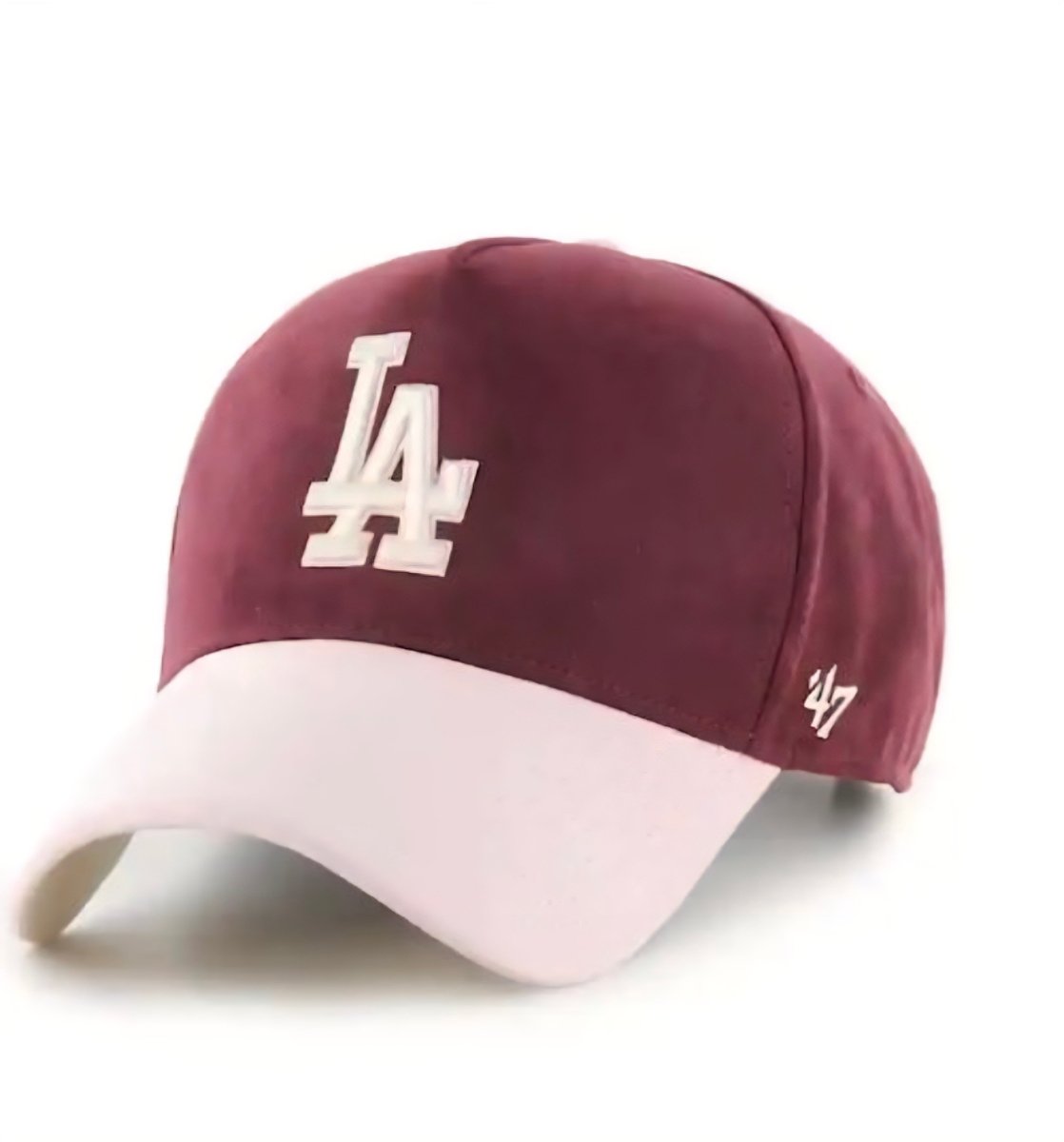 Gorra '47 MVP LA Dodgers Burdeos y Rosa - Gorras originales top