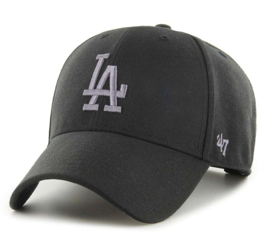 Gorra '47 MVP – LA Dodgers Negra con Logo Violeta (Visera Curva) - intershopgc - Tienda de gorras online - Maspalomas