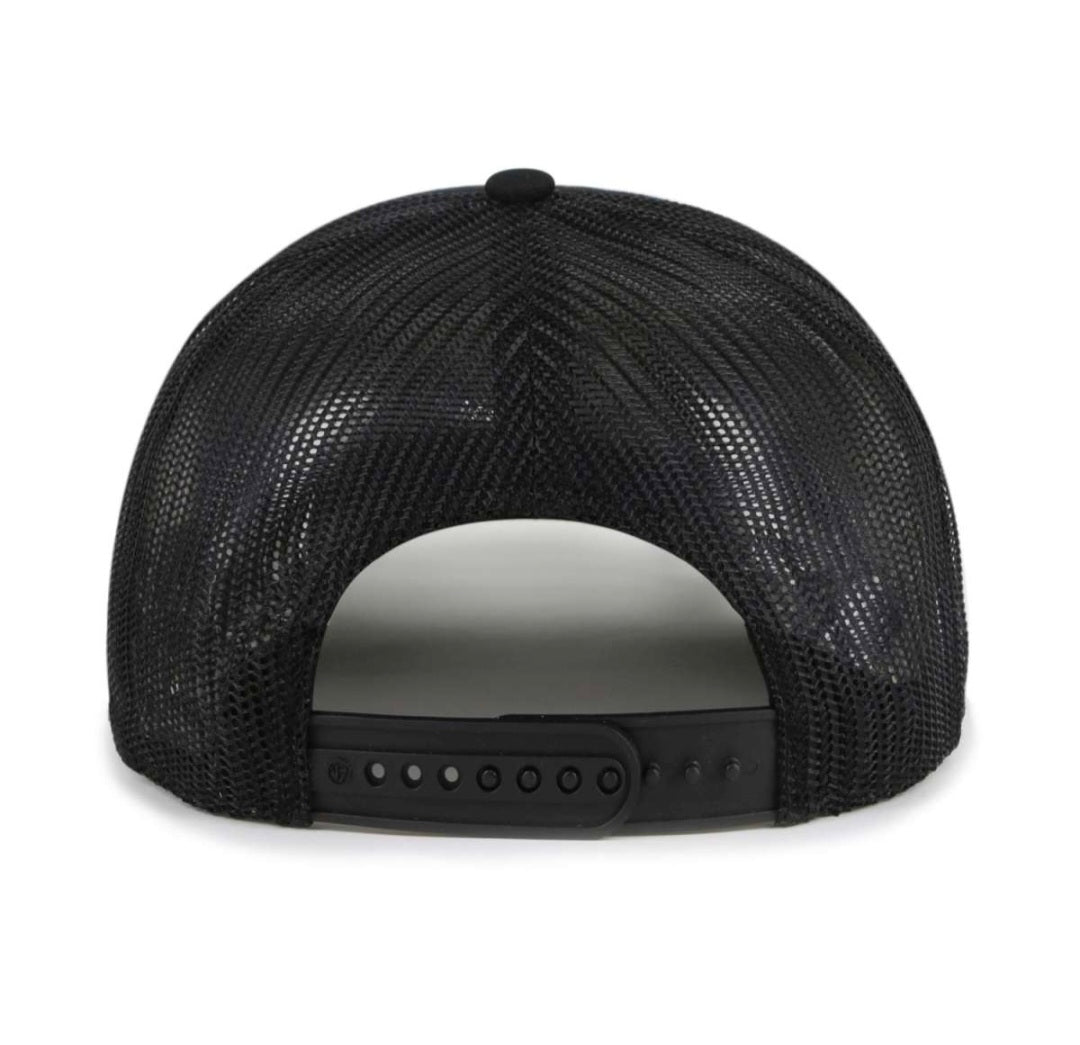 Gorra ’47 Trucker NHL Ducks Negra Hitch Perfil Alto - intershopgc - Productos oficiales