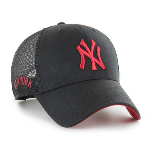 Gorra '47 trucker NY Yankees negra / rojo patch - intershopgc caps store