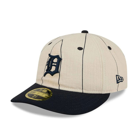 Gorra 59fifty Detroit Tigers blanca y azul marino Retro Crown - Mundogorrasgc