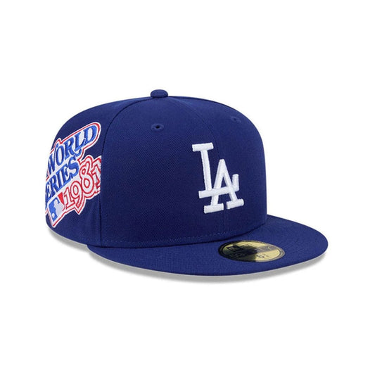 Gorra 59fifty LA Dodgers azul royal parche WS 1981 - Mundogorrasgc
