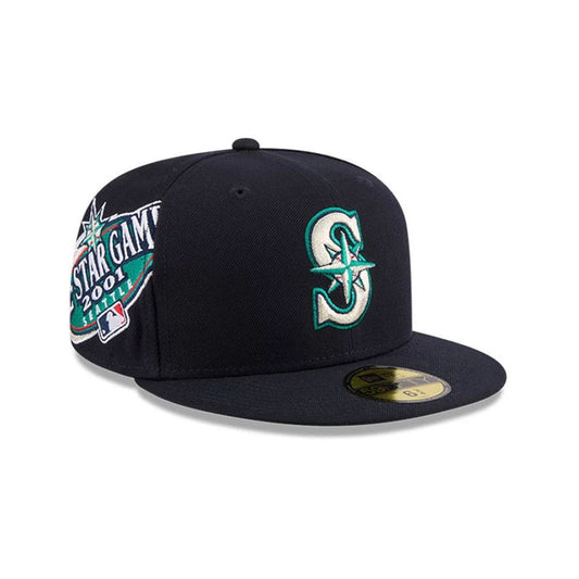Gorra 59fifty Seattle Mariners azul marino parche ALL STAR 2001 - Mundogorrasgc