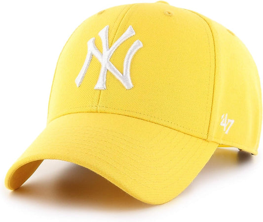 Gorra amarilla logo NY blanco 47 mvp snapback - intershopgc - Tienda de gorras online - Maspalomas