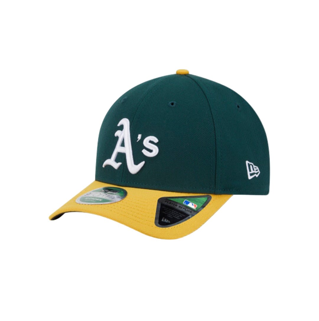 Gorra Athletics new era 9FORTY M - Crown verde amarillo - intershopgc caps