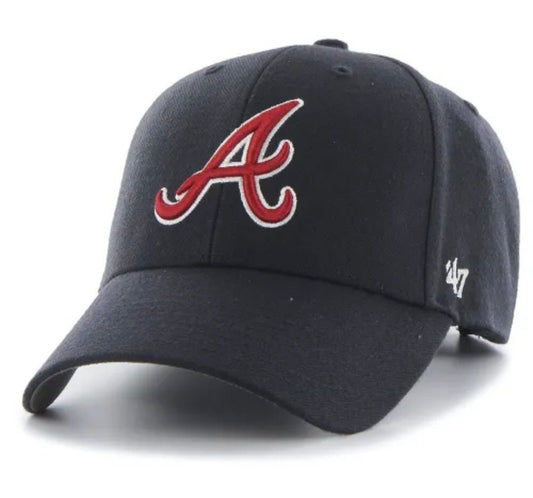 Gorra Atlanta Braves ’47 MVP Azul Marino Ajustable - intershopgc - Tienda de gorras online - Maspalomas