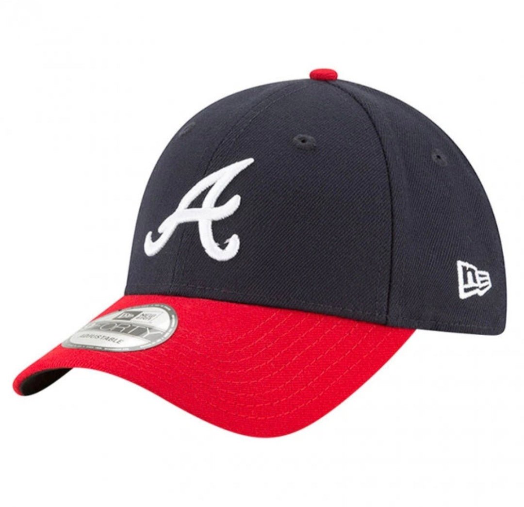 Gorra Atlanta Braves 9FORTY Adjustable azul y roja - Mundogorrasgc