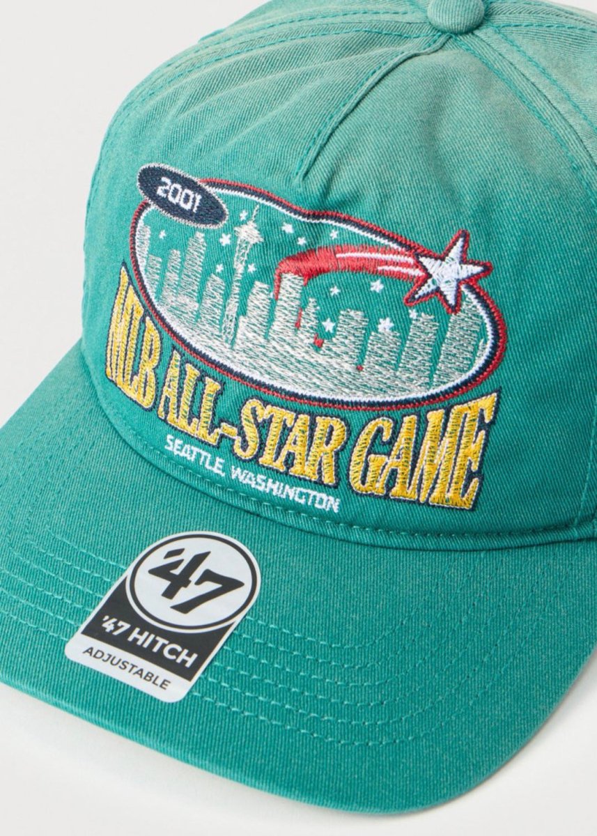 Gorra azul turquesa Seattle Mariners All - star 2001 '47 Hitch - Mundogorrasgc