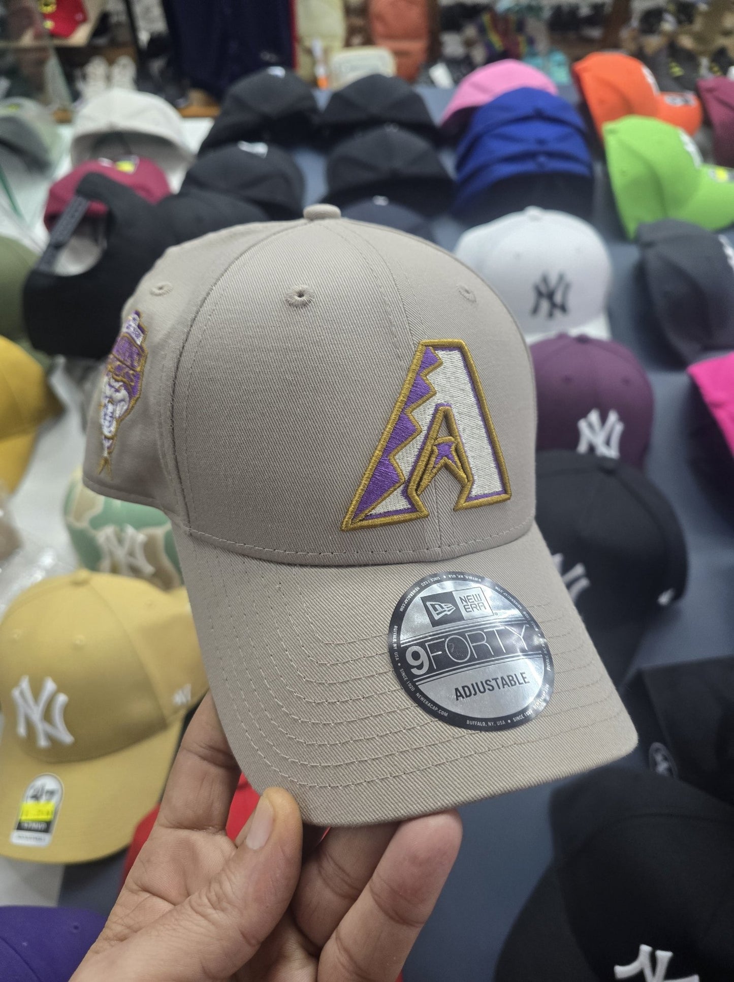 Gorra beige Arizona Diamondbacks new era - intershopgc - Tienda de gorras online - Maspalomas