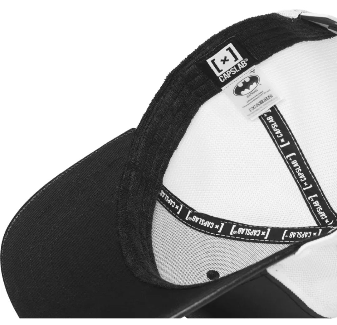 Gorra capslab batman negra y blanca enigma - intershopgc caps