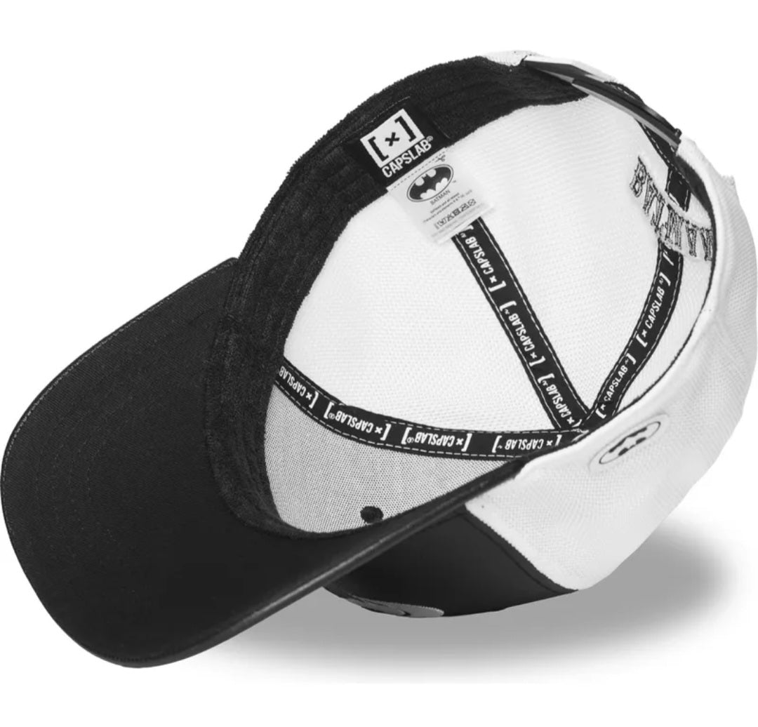 Gorra capslab batman negra y blanca enigma - intershopgc caps