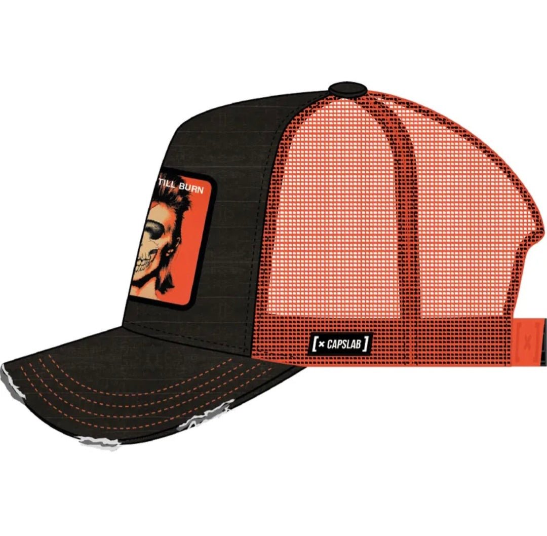 Gorra capslab David Bowie dead star – negra naranja DEA - intershopgc online
