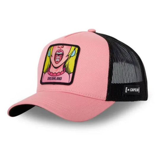 Gorra capslab Dreamland – Rosa Negra - intershopgc - Tienda de gorras online - Maspalomas