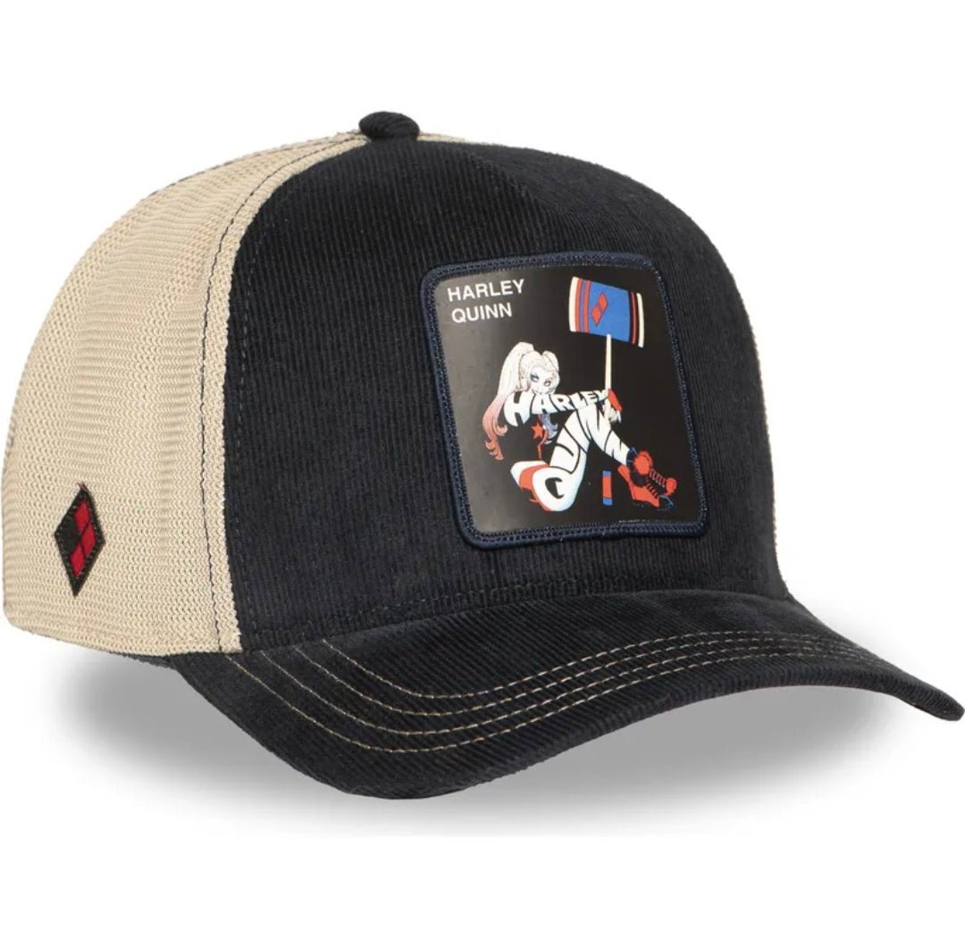 Gorra capslab Harley Quinn – negra beige - intershopgc - Tienda de gorras online - Maspalomas
