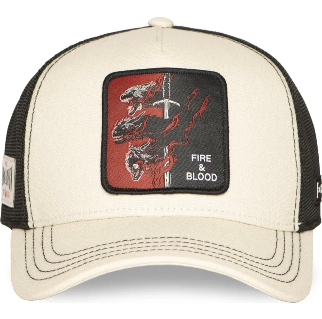 Gorra Capslab Juego de Tronos TAR – Blanca y Negra - intershopgc online