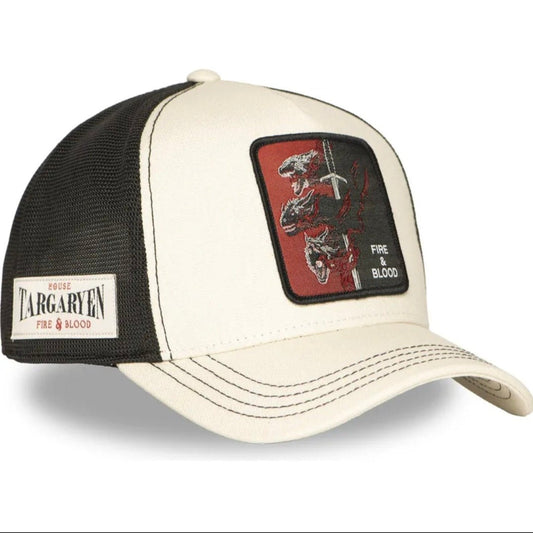 Gorra Capslab Juego de Tronos TAR – Blanca y Negra - intershopgc online