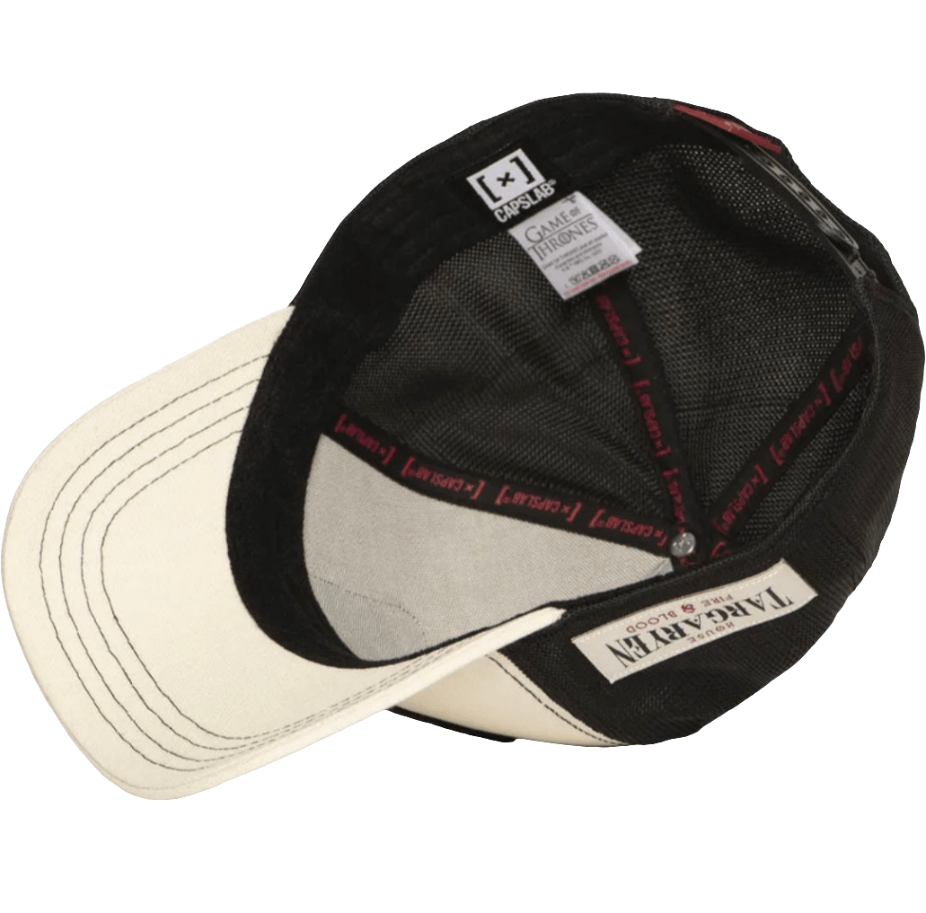 Gorra Capslab Juego de Tronos TAR – Blanca y Negra - intershopgc online