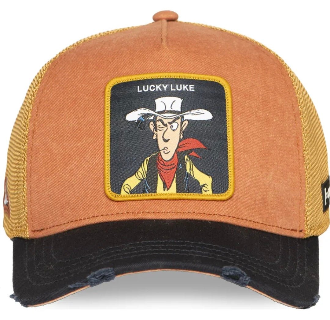 Gorra capslab Lucky Luke negra naranja LCK2 LOB - intershopgc online