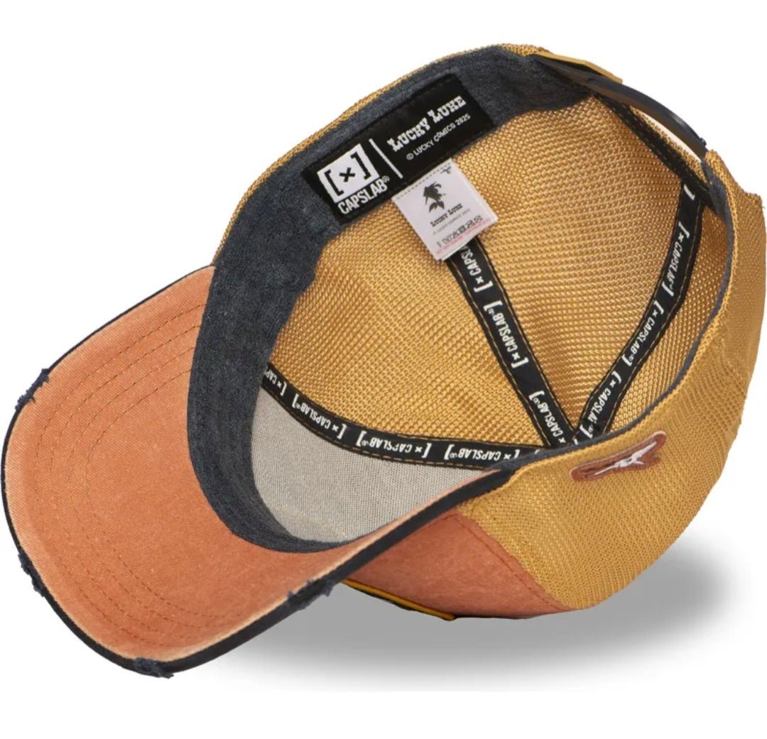 Gorra capslab Lucky Luke negra naranja LCK2 LOB - intershopgc online