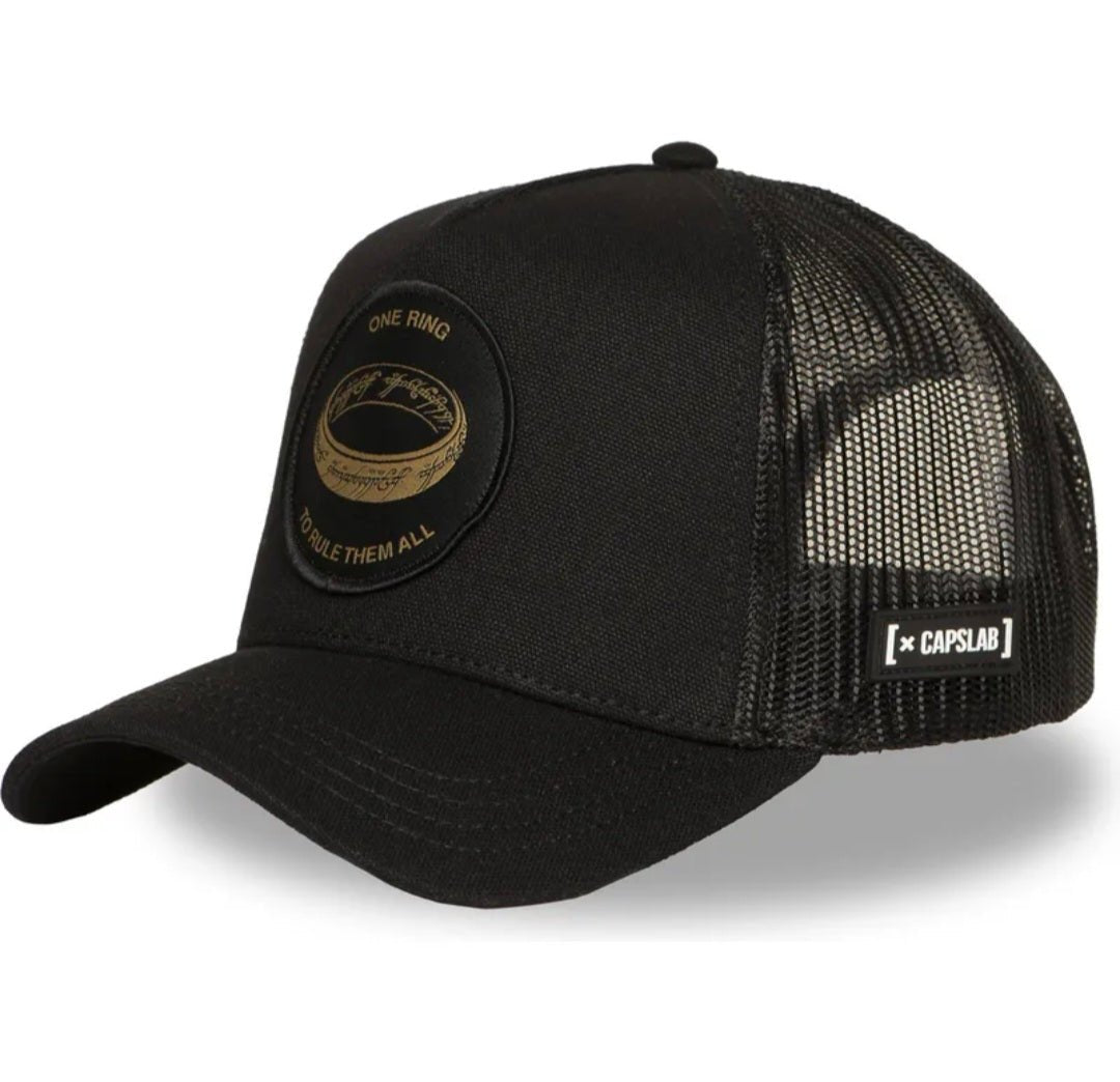 Gorra capslab negra el señor de los anillos anillo único - intershopgc caps