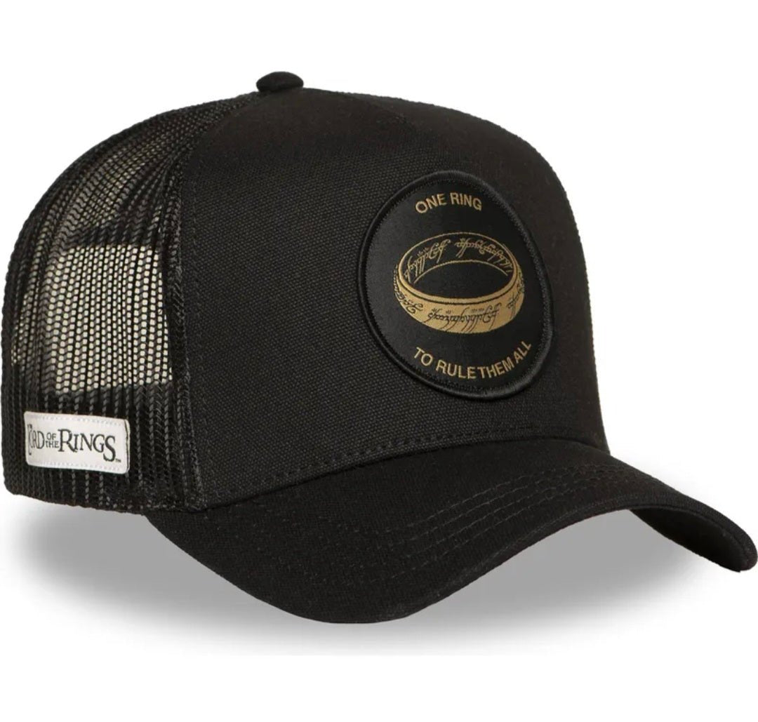 Gorra capslab negra el señor de los anillos anillo único - intershopgc caps
