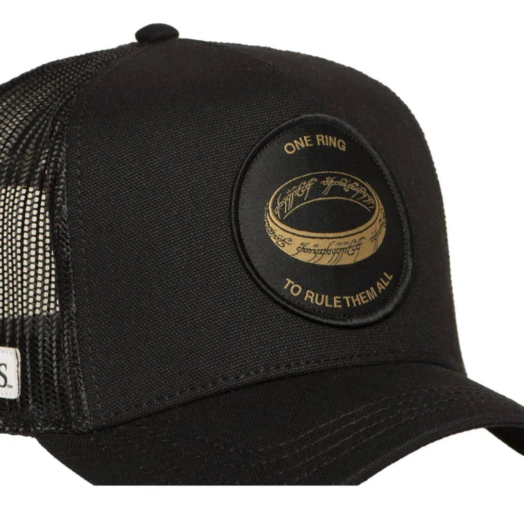 Gorra capslab negra el señor de los anillos anillo único - intershopgc caps