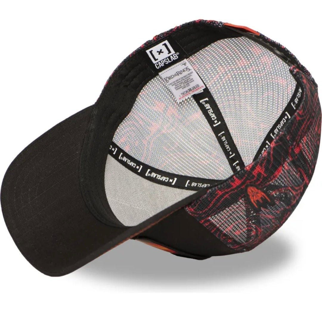 Gorra capslab negra roja sauron el señor de los anillos - intershopgc online