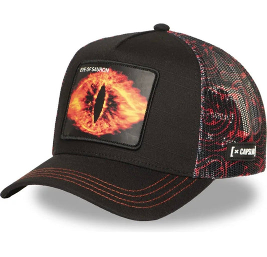 Gorra capslab negra roja sauron el señor de los anillos - intershopgc online