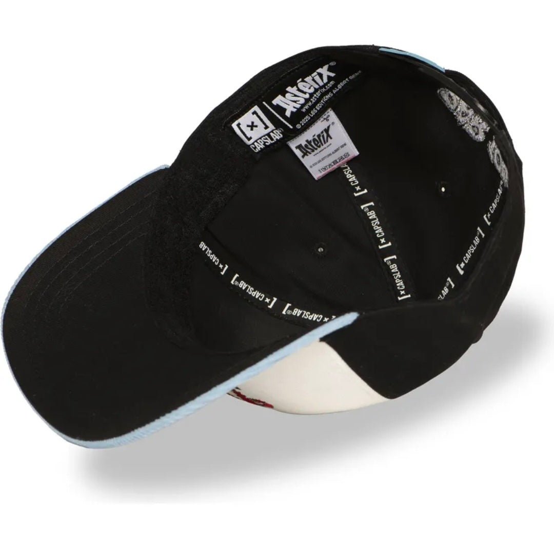 Gorra capslab Obelix multicolor celeste blanco negra - intershopgc caps