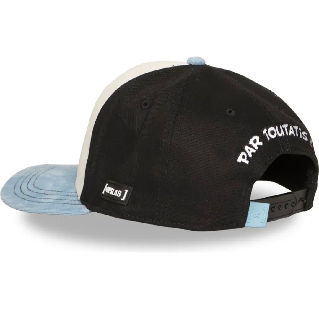 Gorra capslab Obelix multicolor celeste blanco negra - intershopgc caps