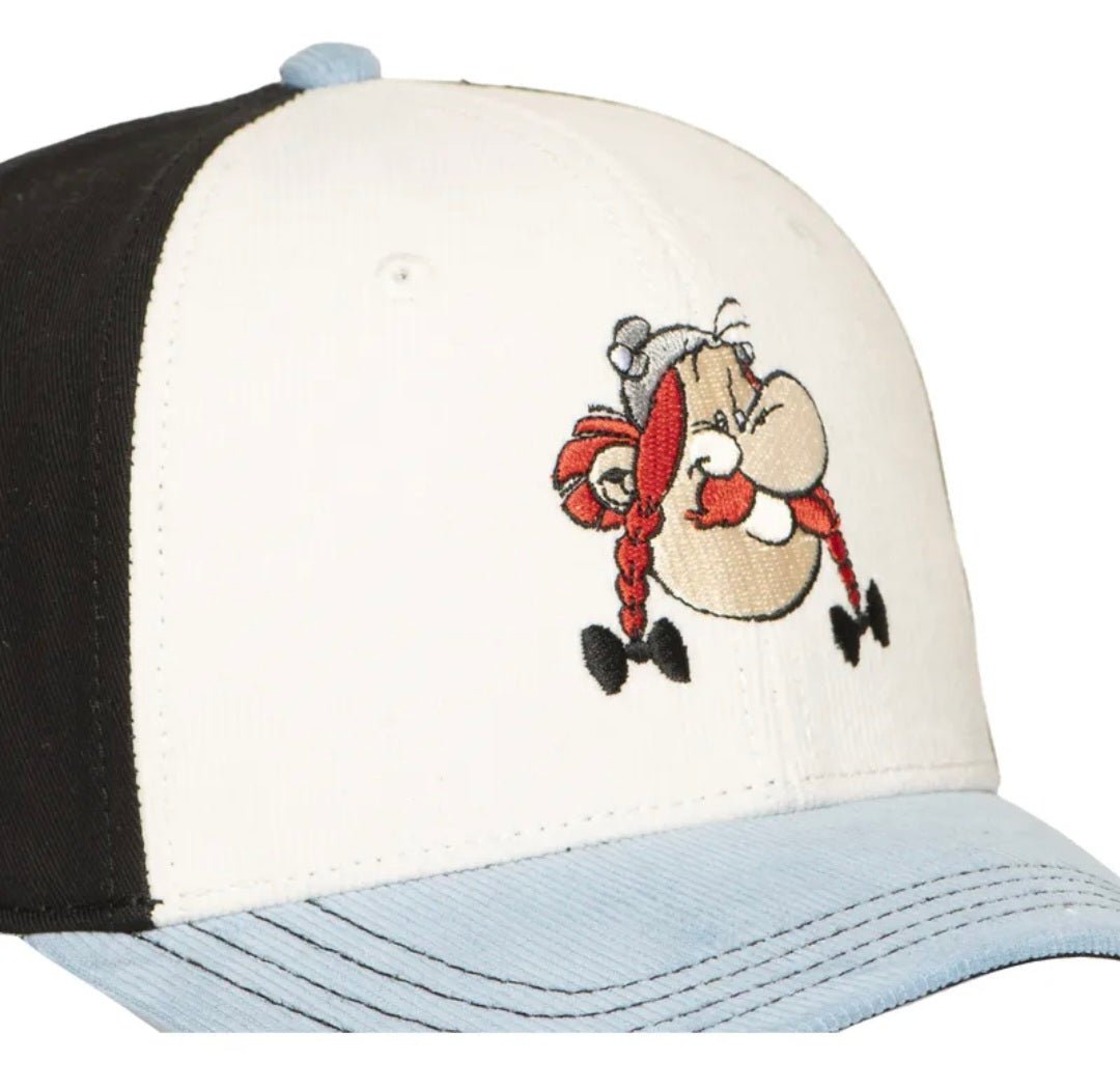 Gorra capslab Obelix multicolor celeste blanco negra - intershopgc caps