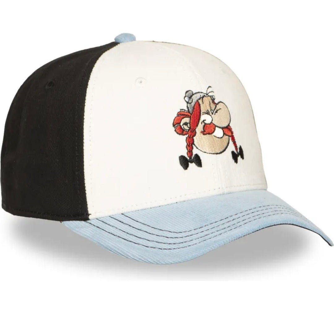 Gorra capslab Obelix multicolor celeste blanco negra - intershopgc caps