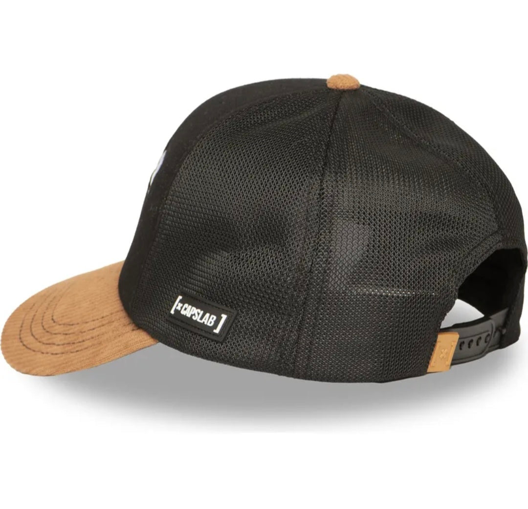 Gorra capslab one piece marrón y negra OP6 STR - intershopgc online