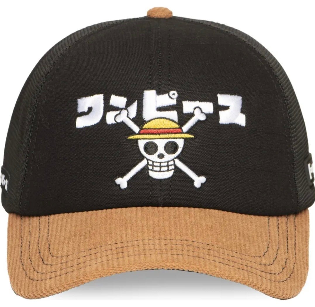 Gorra capslab one piece marrón y negra OP6 STR - intershopgc online