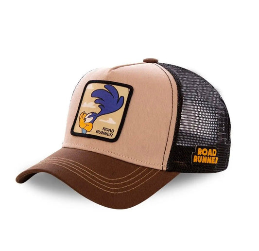 Gorra Capslab Road Runner marrón trucker roa2 - Mundogorrasgc