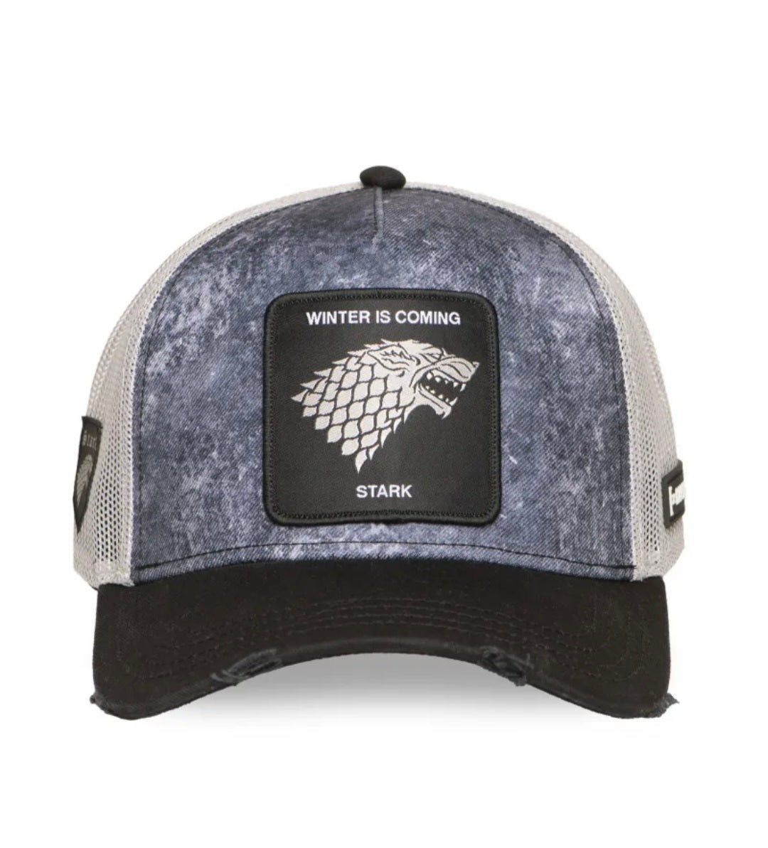 Gorra capslab STA juego de tronos stark - negra gris blanca - intershopgc online