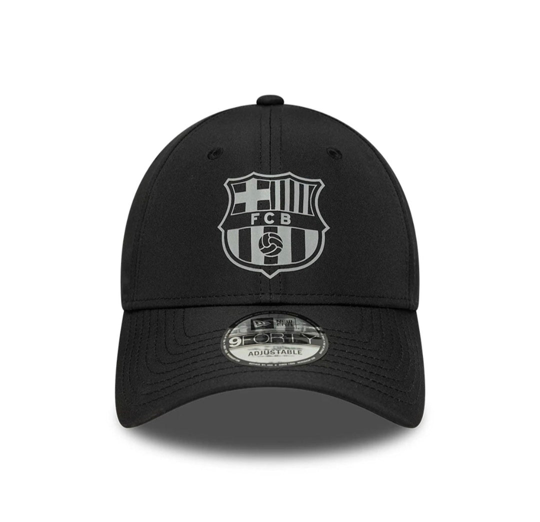 Gorra fc barcelona negra reflectiva 9FORTY new era - intershopgc caps
