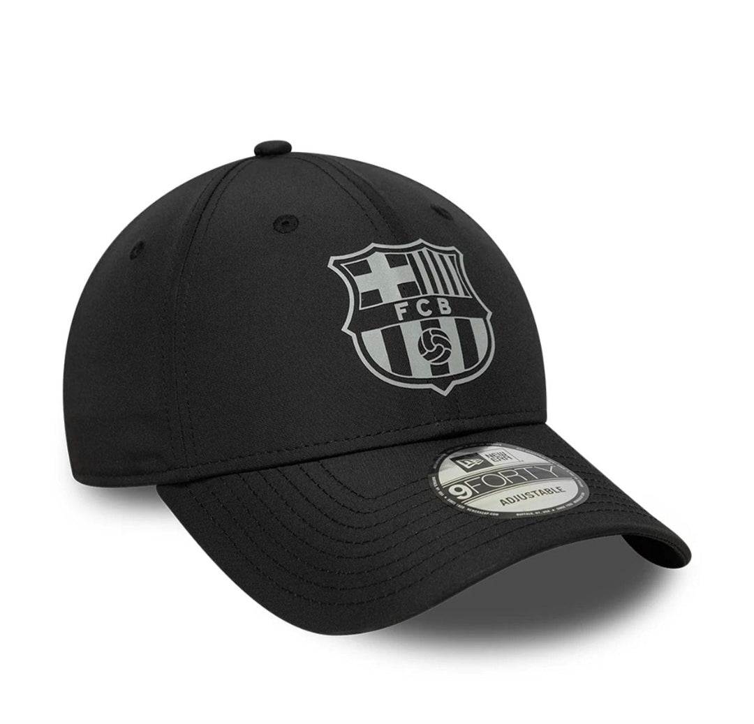 Gorra fc barcelona negra reflectiva 9FORTY new era - intershopgc caps