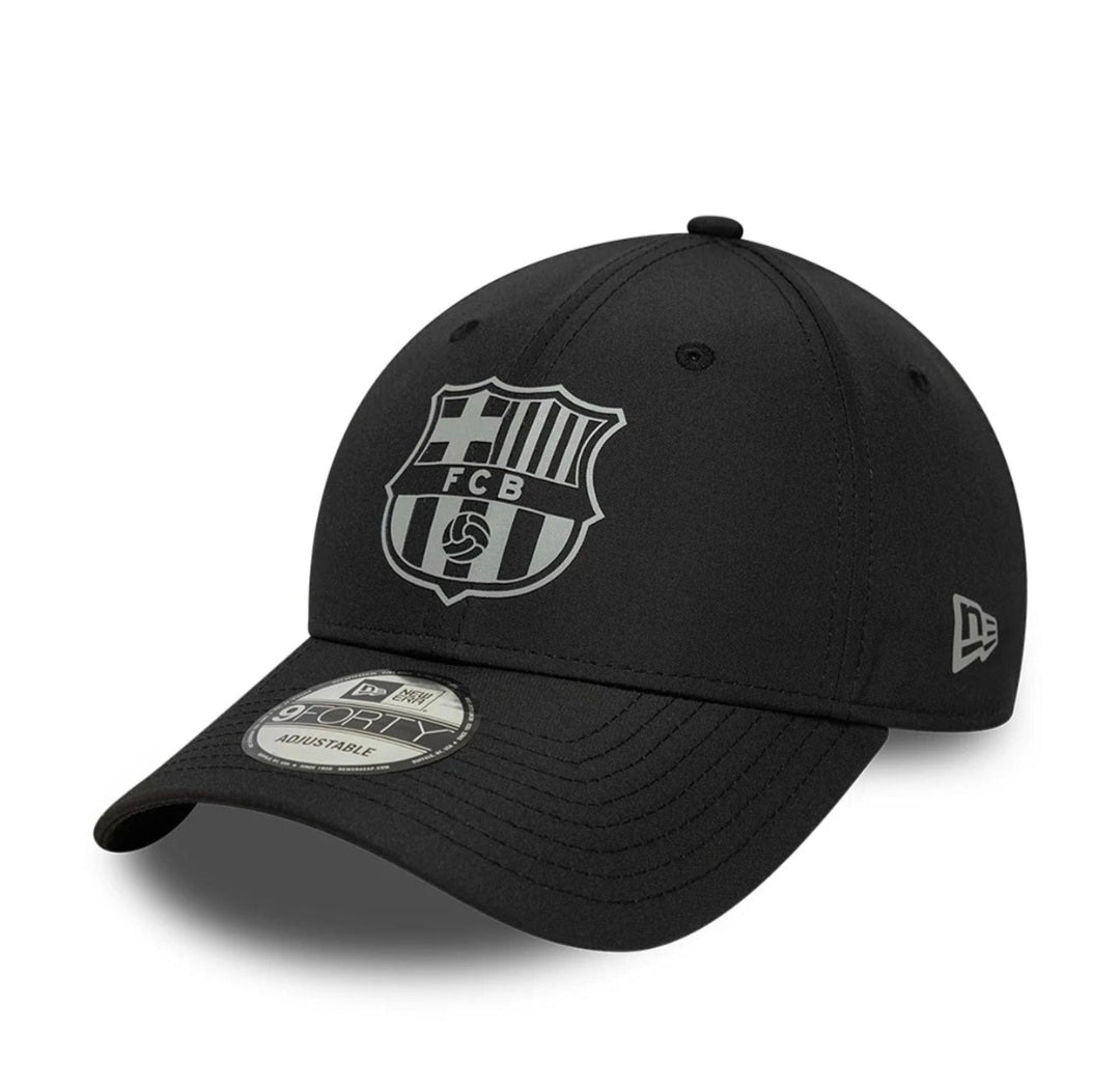 Gorra fc barcelona negra reflectiva 9FORTY new era - intershopgc caps