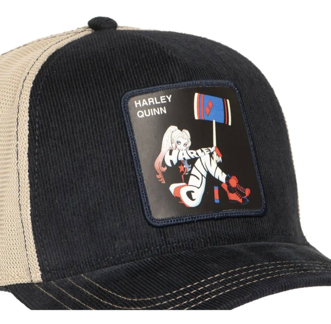 Gorra Harley Quinn capslab azul marino beige HAR - intershopgc caps