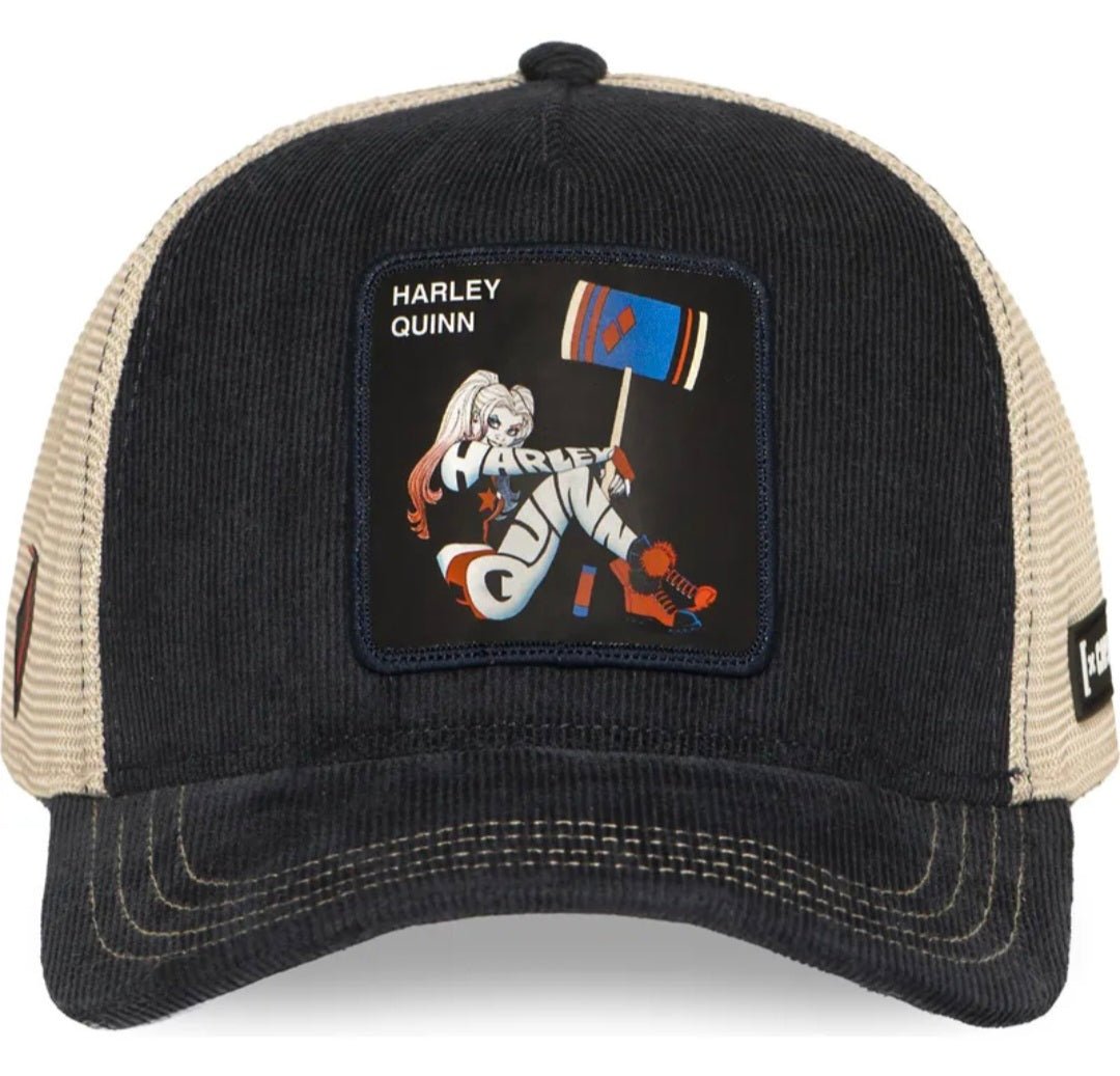 Gorra Harley Quinn capslab azul marino beige HAR - intershopgc caps