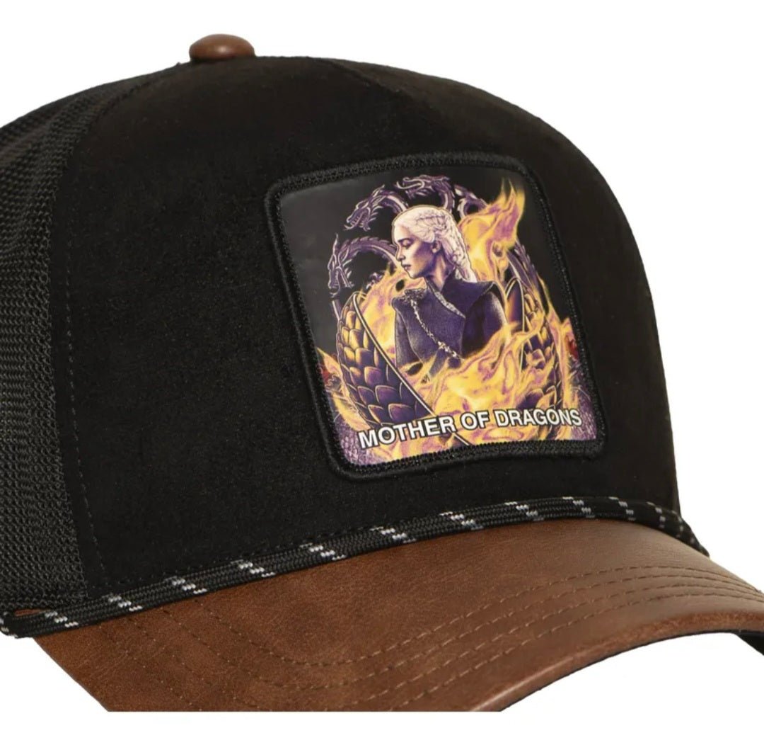 Gorra juego de tronos Daenerys Targaryen marrón y negra - intershopgc caps