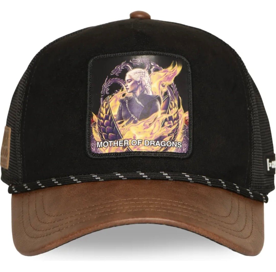 Gorra juego de tronos Daenerys Targaryen marrón y negra - intershopgc caps